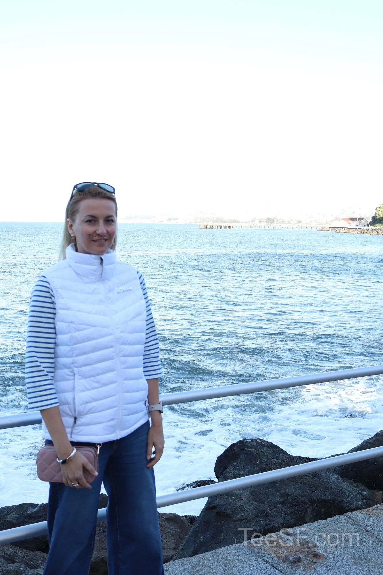 golden Gate Beach Waterfront Portrait during a Stripe Sessions 2026 visit in San Francisco.